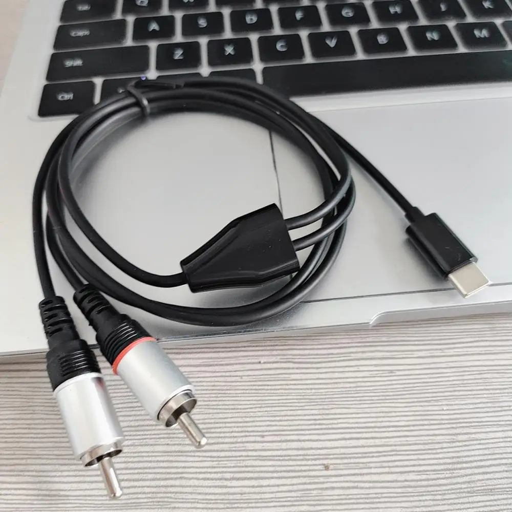 1m 3ft USB C RCA  ̺ -C 2 RCA ̺ 2rca   C RCA ̺, Ｚ, ȭ, iPad, ȼ  Ÿ
