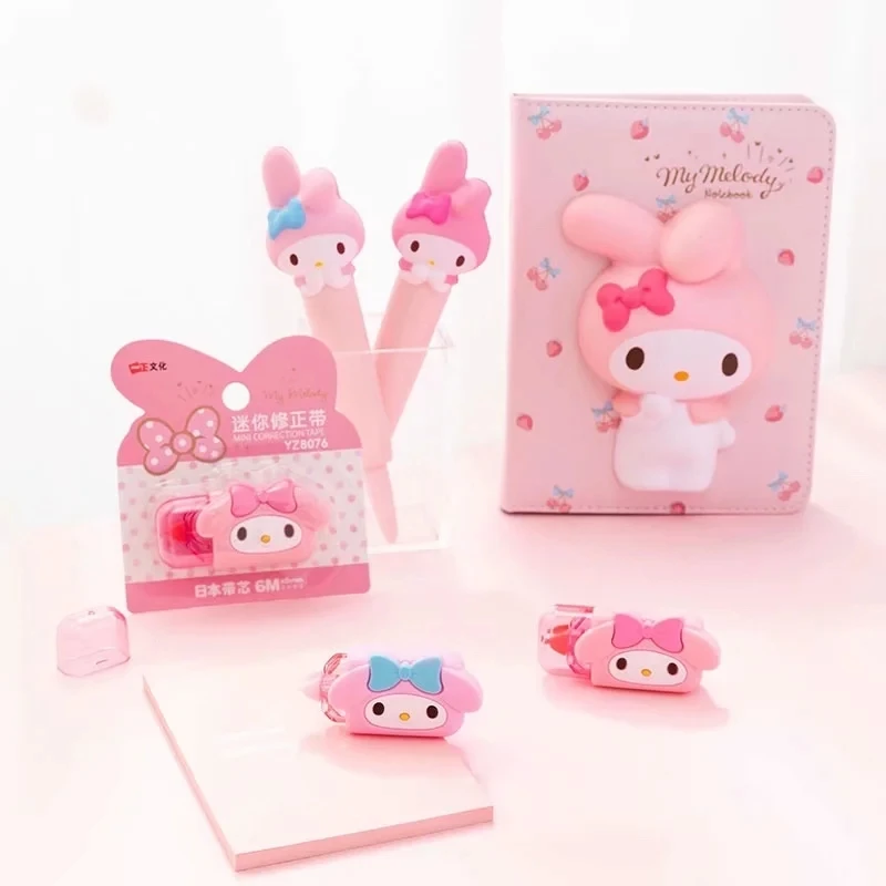 Портативная миниатюрная Корректирующая лента Kawaii KT Cat белый корректирующий