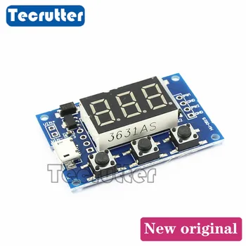 

Micro USB DC 2CH Adjustable PWM Signal Generator Duty Cycle Pulse Frequency Module Digital LED Display Tube DC 5V 12V 24V