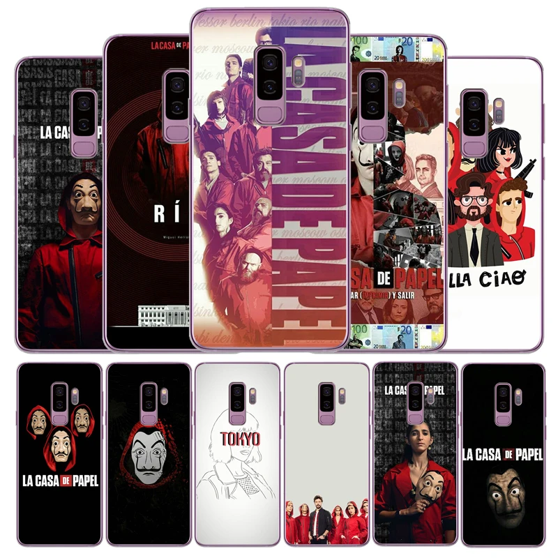 Мягкий чехол La Casa De Papel для телефона Samsung Galaxy S6 S7 EDGE S8 S9 S10 PLUS S10LITE NOTE8 NOTE9 | Мобильные