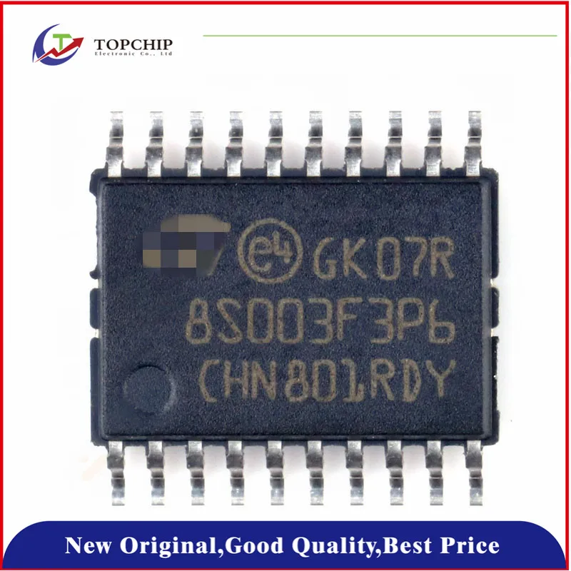 10 шт. новый оригинальный STM8S003F3P6 STM8S003F3P6TR MCU 8BIT 8KB FLASH 20tssop | Электроника