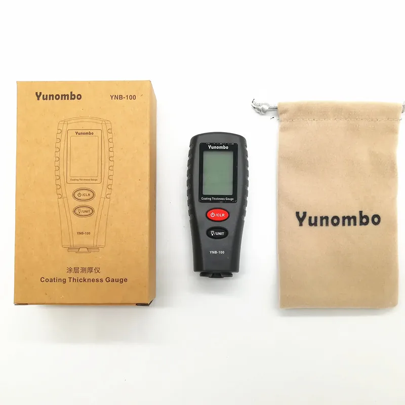 Цифровой мини толщиномер для автомобилей YNB 100 измеритель толщины краски