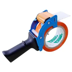 Distributeur de pistolet à ruban de scellage Portable, robuste, Machine d'emballage, coupeur, porte emballage Portable, couleur aléatoire 