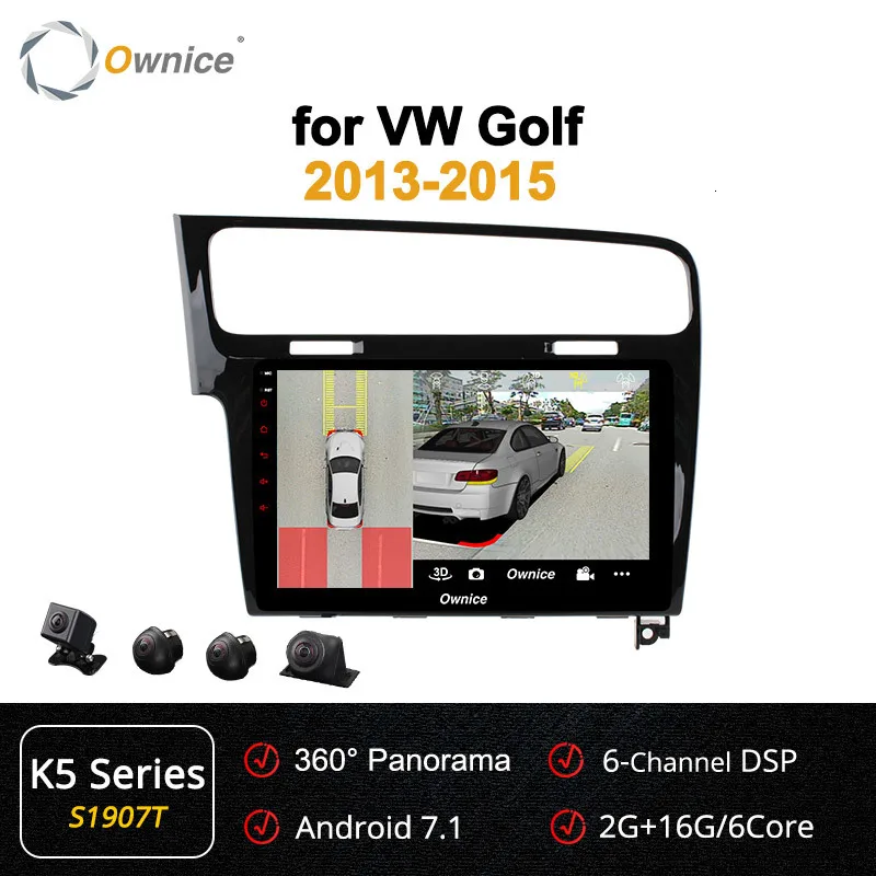 Ownice K1 K2 K3 Восьмиядерный 10," Android 9,0 автомобильный DVD GPS Navi для VW Golf 7 Радио стерео с 2 Гб оперативной памяти поддержка 4G SIM DAB
