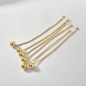 

Min order 20pcs/lot rounds balls beads decoration copper tassel charms diy jewelry earring/garment pendant accessory