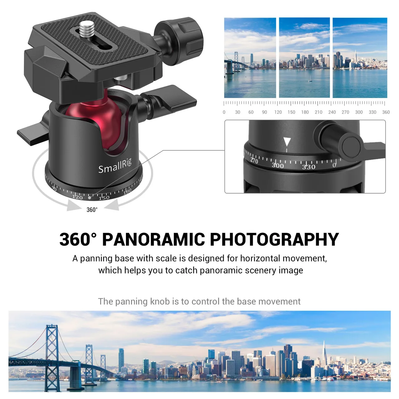Universal Tabletop Mini Tripod with Panoramic Ball Head For Compact DSLRs/Mirror
