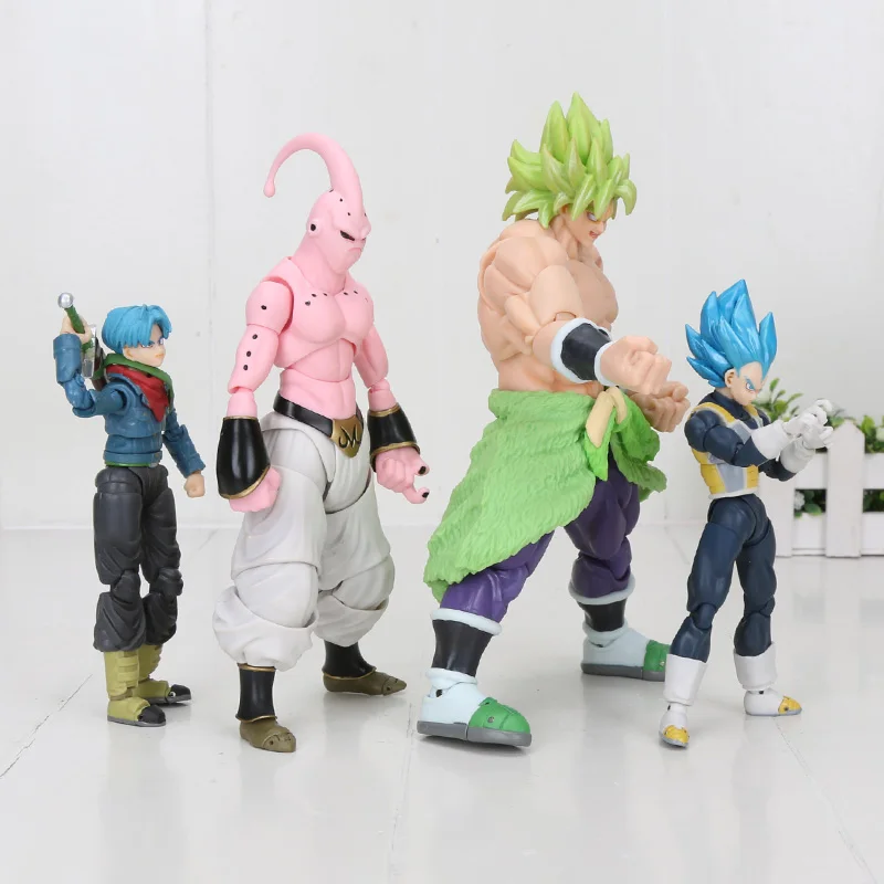 SHF Dragon Ball Z Broly evil boo buu (boo) Figuarts Super Saiyan Vegeta Buu фигурка игрушки фигурки модели