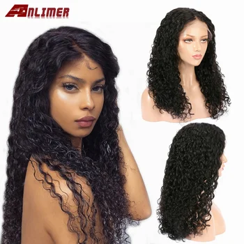 

Deep Wave 13x6 Deep Part Lace Front Human Hair Wigs 150 180 Density Pre Plucked Brazilian Human Hair Wigs For Black Women