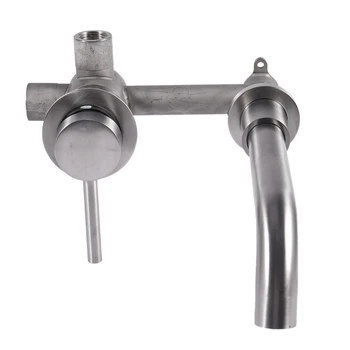 

Modern Stainless Steel Wall Basin Faucet Faucet Bathroom Kitchen Sink Faucet Rotating Faucet Bathtub Faucet