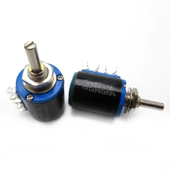 

2pcs/lot WXD3-12 1W 10K ohm WXD3-12-1W 5 ring multi-circle precision wire-wound potentiometer In Stock