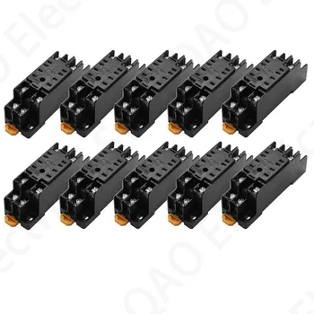 

10pcs Lot 10 Mini Relay Socket Base PYF08A For H3Y-2 timer relay MY2NJ