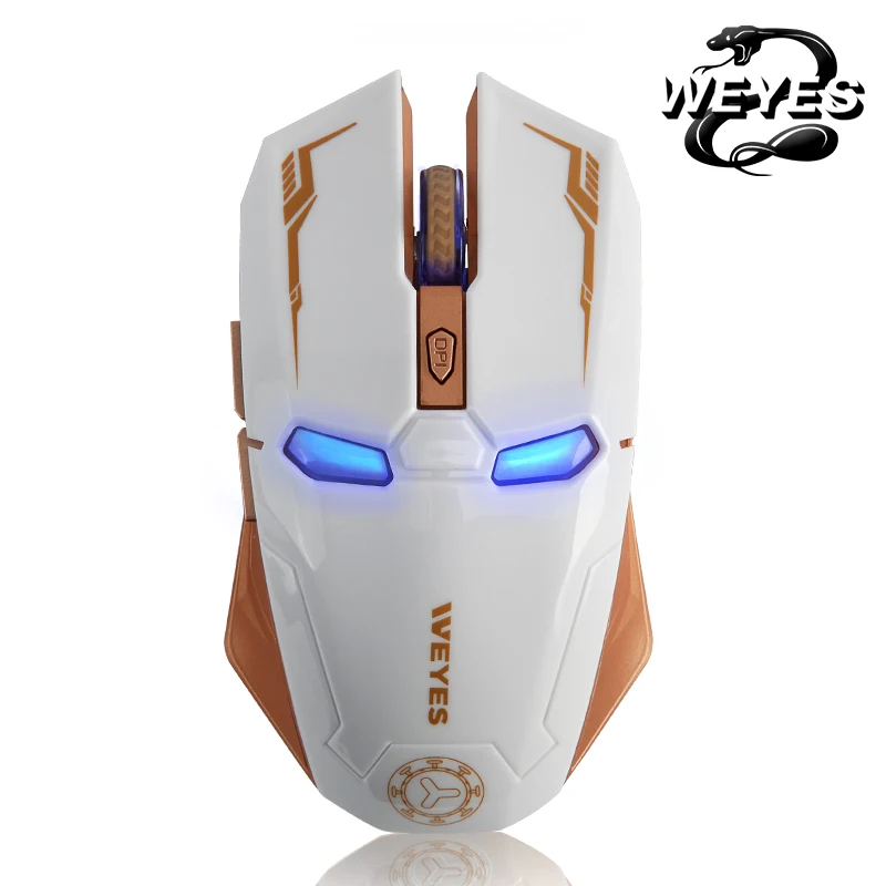 Беспроводная компьютерная мышь Armor Iron Man беспроводная Игровая USB из стали