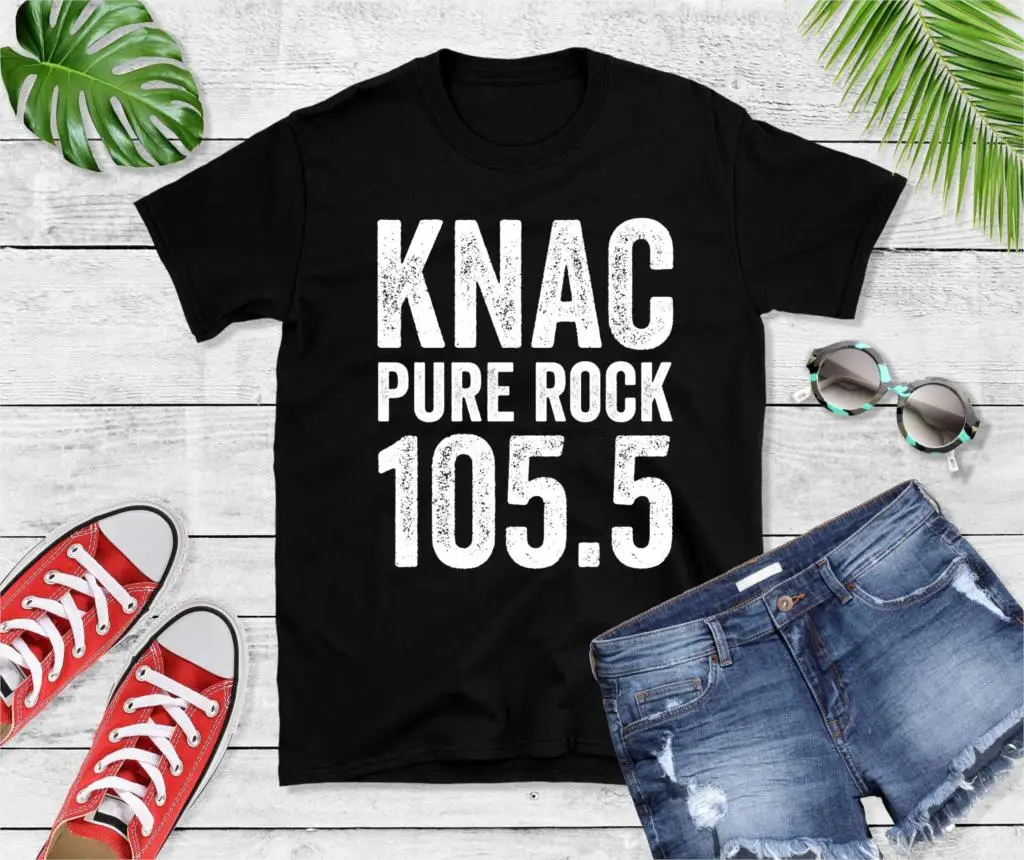 Camiseta KNAC Pure Rock 105,5 con cabezales de Metal, Radio FM|Camisetas| -  AliExpress
