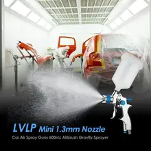Аэрография, мини-распылитель HVLP с воздушной краской, мини-распылитель с воздушной краской, 600 мл, Аэрограф, Гравитационный распылитель, дропшиппинг