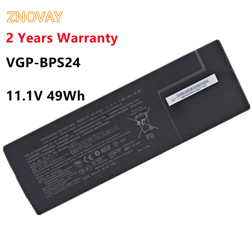 

ZNOVAY New Battery VGP-BPS24 For Sony VAIO SVS13 SVS13115 SVS13117 SVS13118 SVS13119 SVS13123 SVS13125 SVS13126 VGP-BPL24