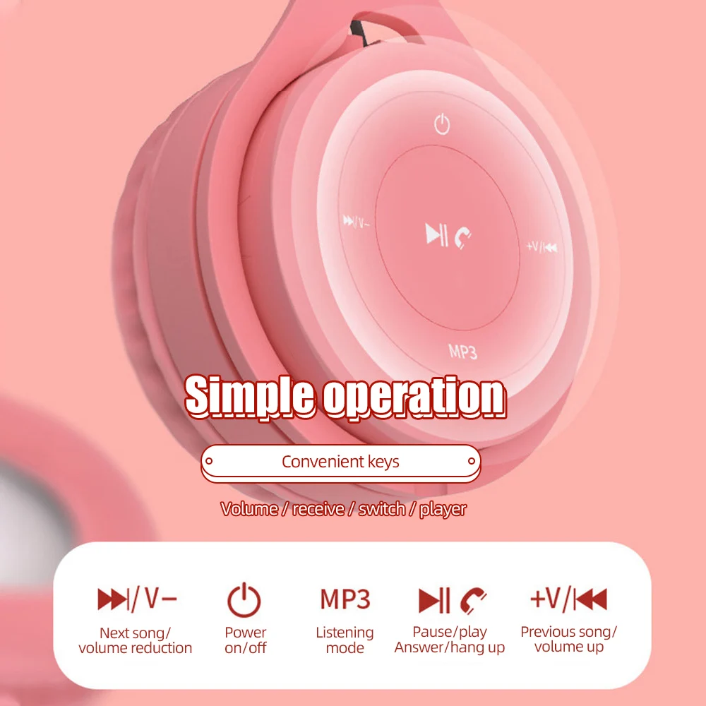  ACCEZZ 2020 NEW Design Wireless Bluetooth Headset Macaron Colorfully Series Y08 Subwoofer Mobile Phone Wireless Gift Headsets