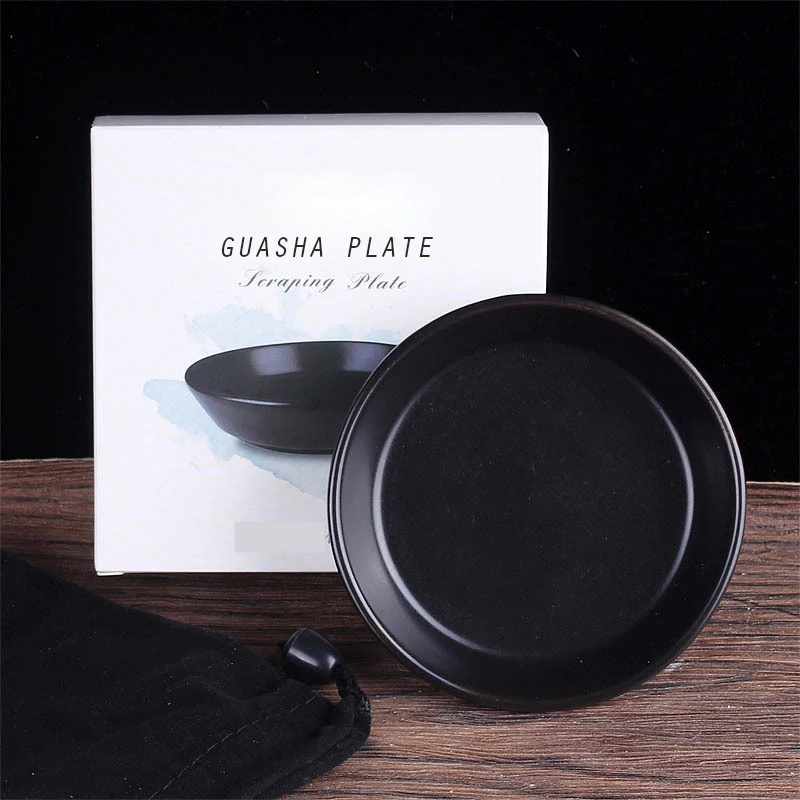 Керамическая тарелка Gua Sha для сжигания жира на ногах Антицеллюлитный Массажный