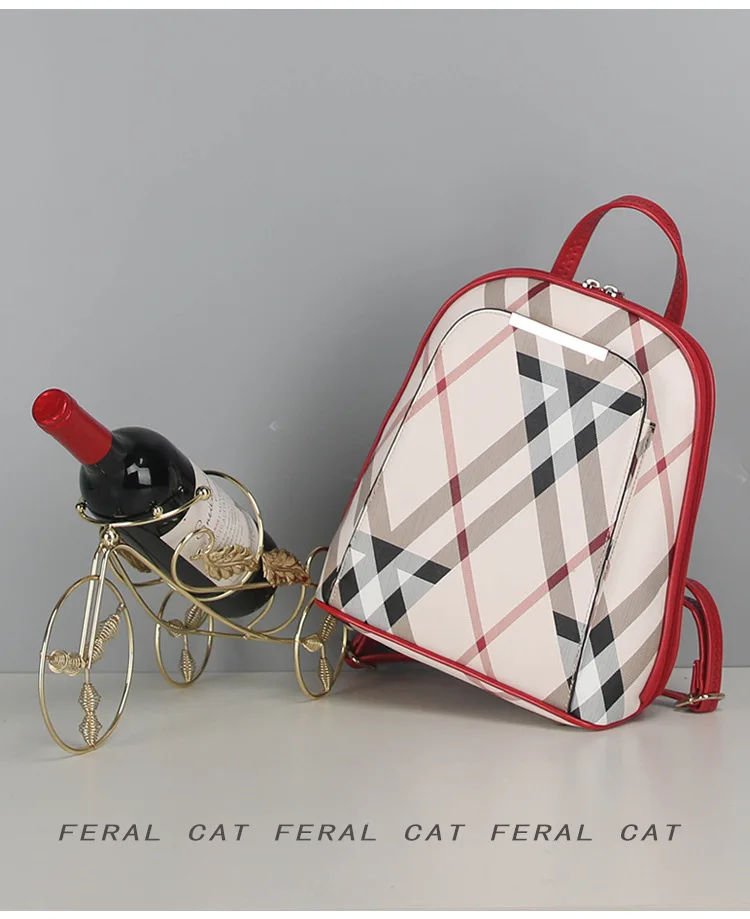 FERAL CAT 2018 New Fashion Women Backpack High Quality Pu Leather Backpacks Bags For Lady13