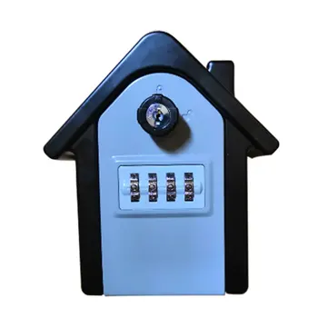 

Wall Mounted Lock Heavy Duty Card Storage Cases Password Key Home Office Secure Safe Box