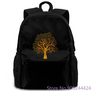 

Binary Tree Computer Coding and Wo New -d Print Letters women men backpack laptop travel school adult student