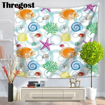 

Thregost Large Tapestry Beauty Marine Life Wall Hanging Tapestries Home Decor Cloth Rectangle Bedroom Wall Art Fabric