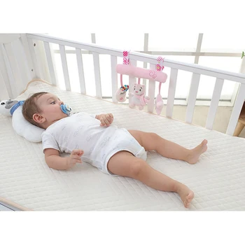 

2020 baby toys 0 12 months Baby Soft Toy Crib Rattle Bear Music Cute Pink Moon Star Baby Mobile Toddler Cross Mobile Brain Game