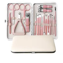 Маникюрный Инструмент из нержавеющей стали, 18 шт., набор костюмов, маникюрный набор высокого качества