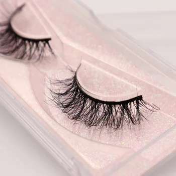 

Mink Lashes 3D Mink Eyelashes 100% Cruelty free Lashes Handmade Reusable Natural Eyelashes Popular False Lashes Makeup E1- E13