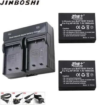 

2Pcs NP-W126 NP W126 Battery + LED Dual Charger For fujifilm fuji XT20 XT3 X100F XT2 XE2 XT30 XT1 XA1 XA2 XA3 XA5 XA10 XA20