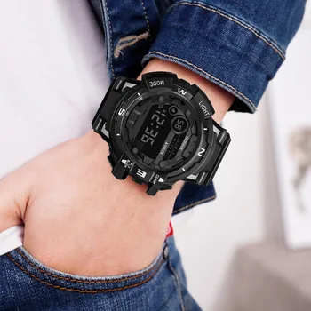 

Top Brand Mens Digital LED Watch Date Alarm Waterproof Sport Men Outdoor Electronic Watch Male Sports Clock Relogio Masculino