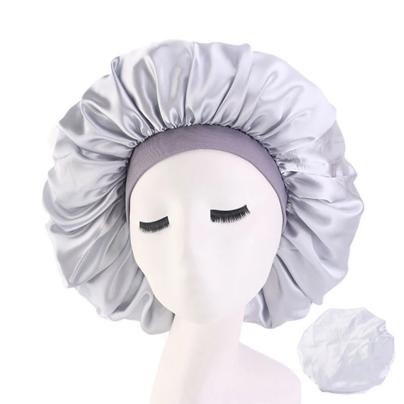 Satin Bonnet Hair Bonnet 1pcs for Women Men Unisex