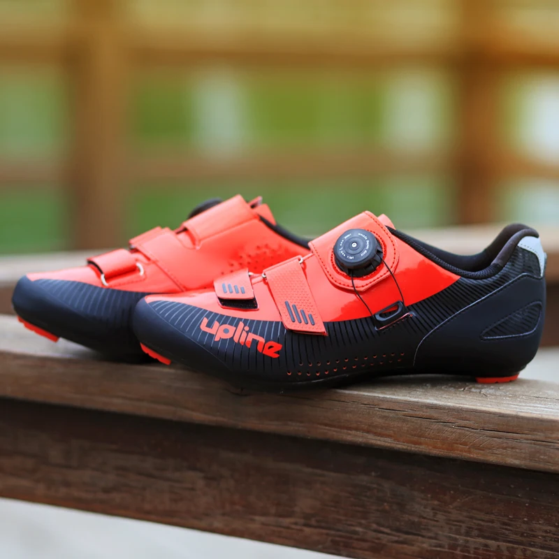Road cycling shoes men women sapatilha ciclismo self-locking breathable cycling sneakers ultra-light road riding bicycle shoes image_1