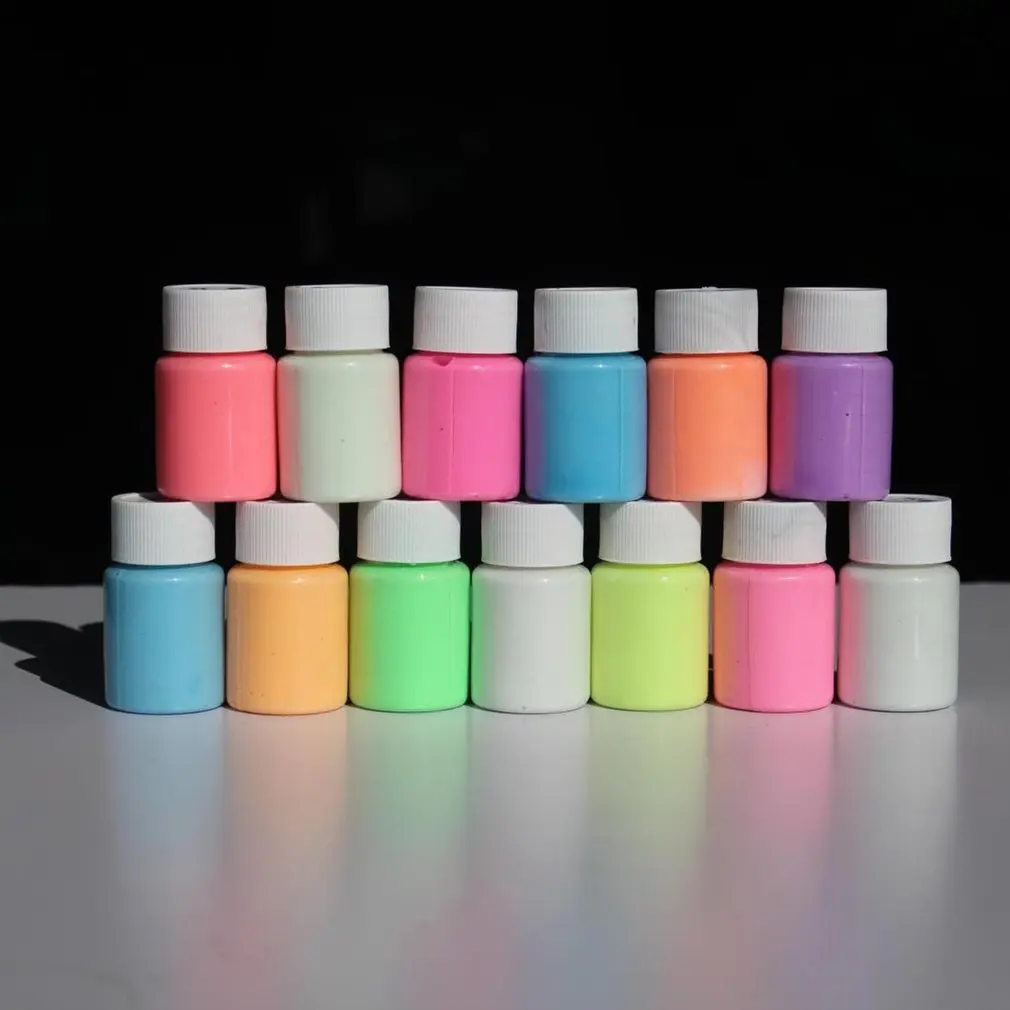 High-Gloss Luminous Paint Waterproof Long-Lasting Fluorescent Liquid Luminous Powder Luminous Paint Water-Based 2019