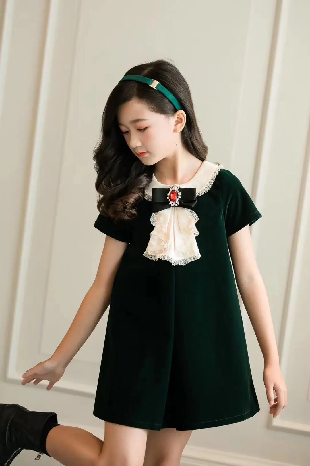 Autumn Winter Girls Dresses Age 3 4 6 8 10 12 Years Old Good quality Kids Dresses