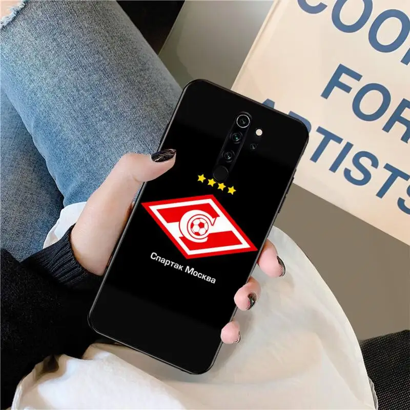 HPCHCJHM российский Московский футбол мягкая черная фотография для Redmi Note 8 8A 8T 7 6 6A 5 5A