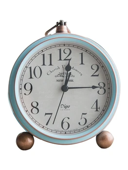 

Modern Electronic Alarm Clock Creative Student Metal Simple Digital Alarm Clock Relogio De Parede Living Ornament OO50AC