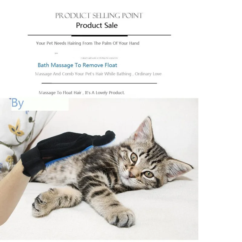 Kitty Clean Lu шерсть для домашних животных косметологическая Массажная перчатка силикагель собака кошка уход гребень принять душ Щетка Горячая другие