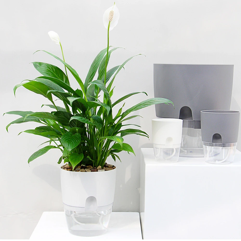 Sheet Size: M Indoor Flowerpot Useful Self Watering Planter Flower Pot Home Garden Balcony Decor Sheet Size: M Indoor Flowerpot Useful Self Watering Planter Flower Pot Home Garden Balcony Decor