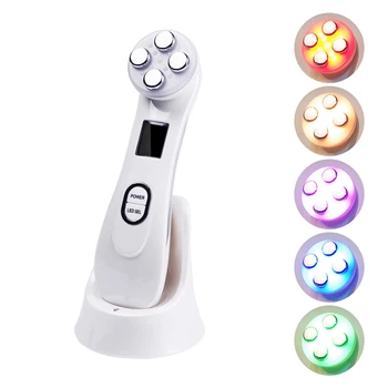

New Bodybuilding 5 in 1 RF EMS Nail Pen Face Rejuvenation Makeup Remover Wrinkle Radio Mesotherapy Electroporation Facial RF