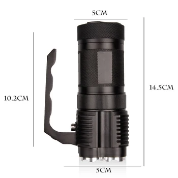 

XANES 4xL2 1500Lumens 5Modes DC Direct Rechargeable 18650 LED Flashlight Outdoor Waterproof Multifunctional Lighting Torch