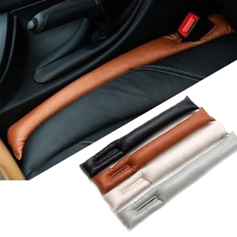 

Car Seat Leak Proof Mat Center Console Gap Filler Cushion Armrest Leakproof Spacer Pad Leather Blocker Car-Styling Interior