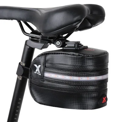 Flash Sale  Bike Bag Tail Bag Light Included Shining Storgage Bag Equipment Rides Luggage Seat hou zuo bao Bicy