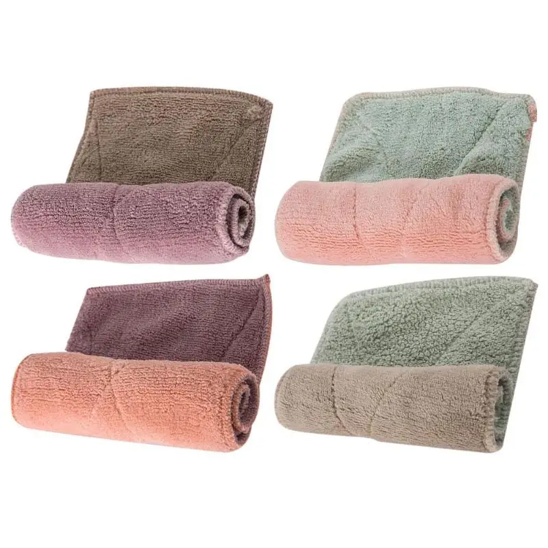 

Household Super Absorbent Cleaning Cloth Rag Microfiber Kitchen Towel Dishcloth Microfiber Kitchen Towel Washing Cleaning Rags