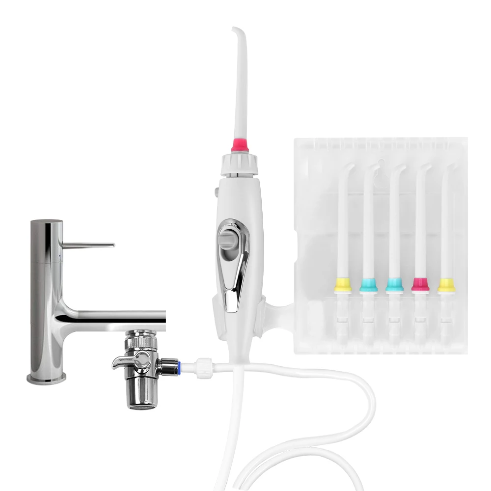 Günstig Wasserhahn Munddusche Wasser Jet Für Reinigung Zahnstocher Zähne Flosser Dental Irrigator Implementiert Dental Flosser Zahn Reiniger