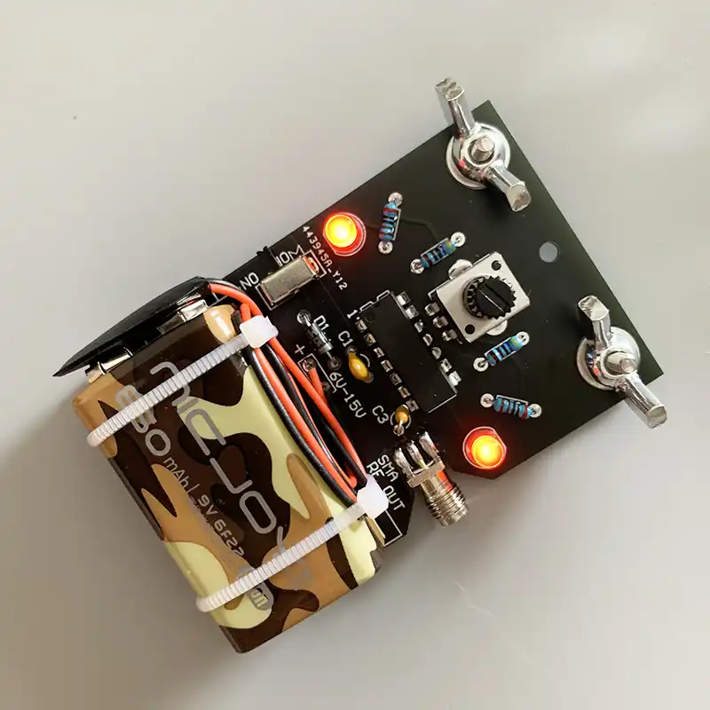 Sistema de antena SDR de onda media y corta con cable Kit de placa de circuito de antena SDR de radio 9V-15V Antena activa de onda corta de 100khz-30mhz