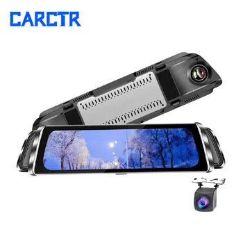 

10-inch Full-screen Rearview Camera Streaming Media Rear View Mirror Dashcam Front 1296 After 1080P HD Car Camera Dual X8