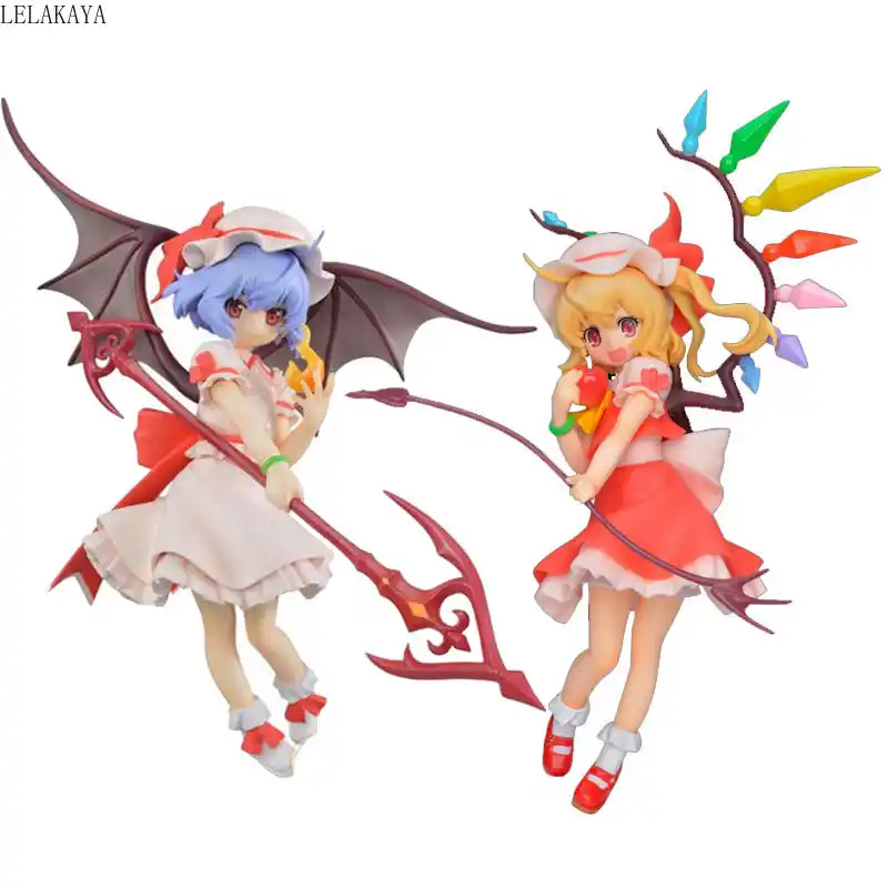 日本アニメ東方 Project レミリア スカーレット フランドール スカーレット Pvc アクションフィギュアコレクションモデルのおもちゃクリスマスギフト Lelakaya Aliexpress