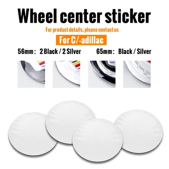 

Car Badge 4pcs 56mm 65mm Aluminum Tire Wheel Center hub Caps Sticker For Cadillac SRX BLS Deville XTS DTS ATS STS SLS XT5 XLR-V
