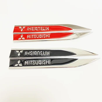 

2Pcs Car Styling Decoration 3D Metal Sticker AMG Emblem Accessories For Mitsubishi Pajero Outlander Jinxuan ASX Lancer ex Galan