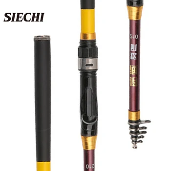 

SIECHI Carbon 1.8M 2.1M 2.4M 2.7M 3.0M 3.6M Portable Telescopic Fishing Rod Spinning Fish Hand Fishing Tackle Sea Rod Ocean rod